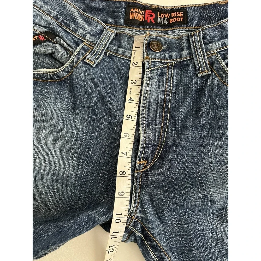 Ariat FR HRC2 Low Rise Boot Cut Jeans Men's 32x30 Western Cowboy Workwear Denim